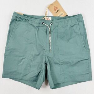 Livsn Holler Shorts Size XXL Flex Canvas Mens‎ Eddy Green Outdoor Hike NEW